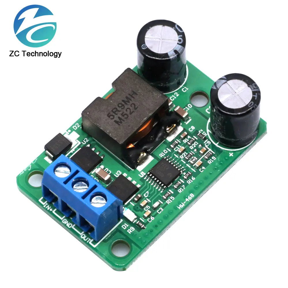 24V/12V To 5V/5A 25W DC-DC Buck Step Down Power Supply Module Synchronous Rectification Power Converter Replace LM2596S