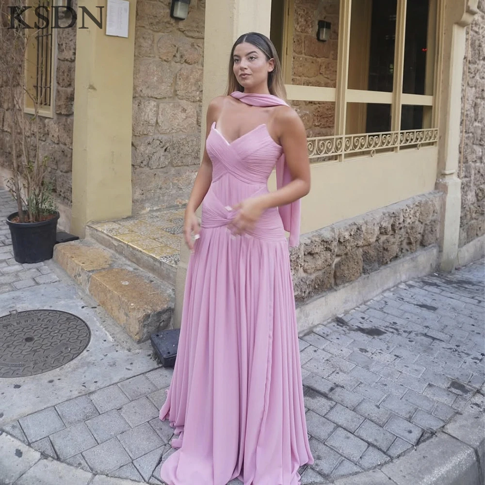 

Luxury Strapless Evening Dresses Special Occasion Sleeveless Draped Gowns High Quality Sweep Train Dress Vestidos