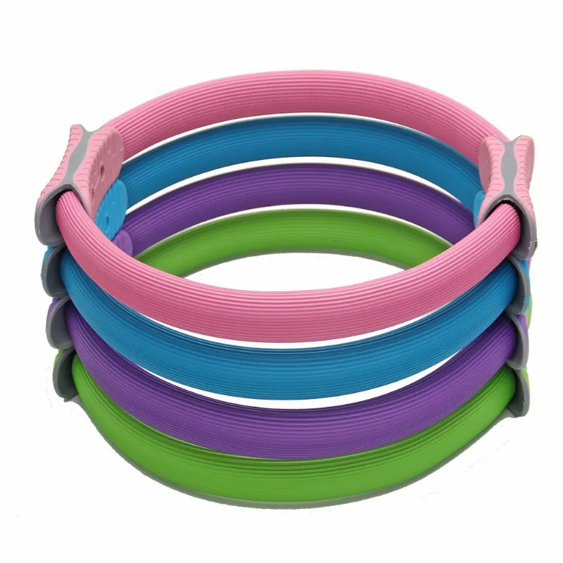 Yoga Fitness Ring Circle Pilates Women Girl Exercise Home Resistance Elasticity Gym Workout Accessories