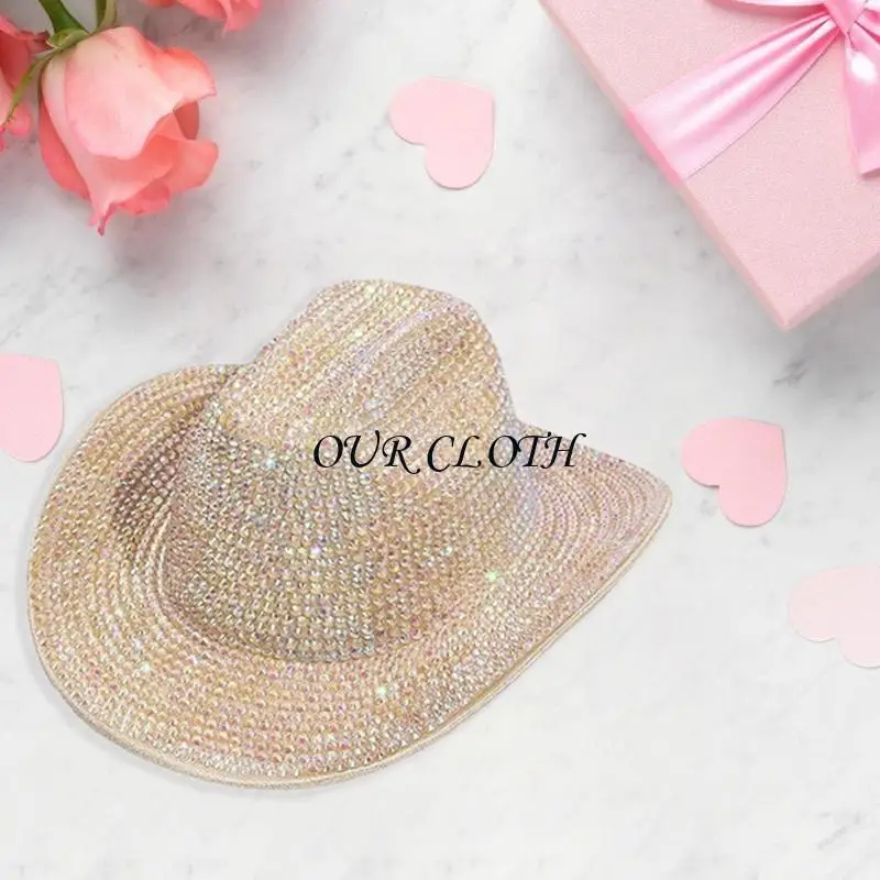 

Ковбойские шляпы, хрустальная шляпа со свиным пирогом, панамская шляпа, украшение для реквизита для фотосъемки Y1AC