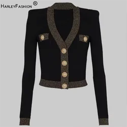 2024 Vintage New Spring Autumn Casual Women Knitting Cardigan Single-breasted Long Sleeve Sweatershirts