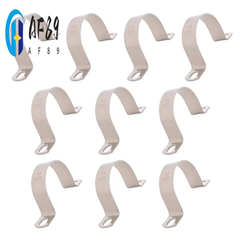 

AF89-2 Inch 50Mm U-Tube Strap Clamp Heavy Duty U-Tube Strap Clamp 2 Hole U-Tube Strap Clamp U-Bracket Pipe Strap Clamp