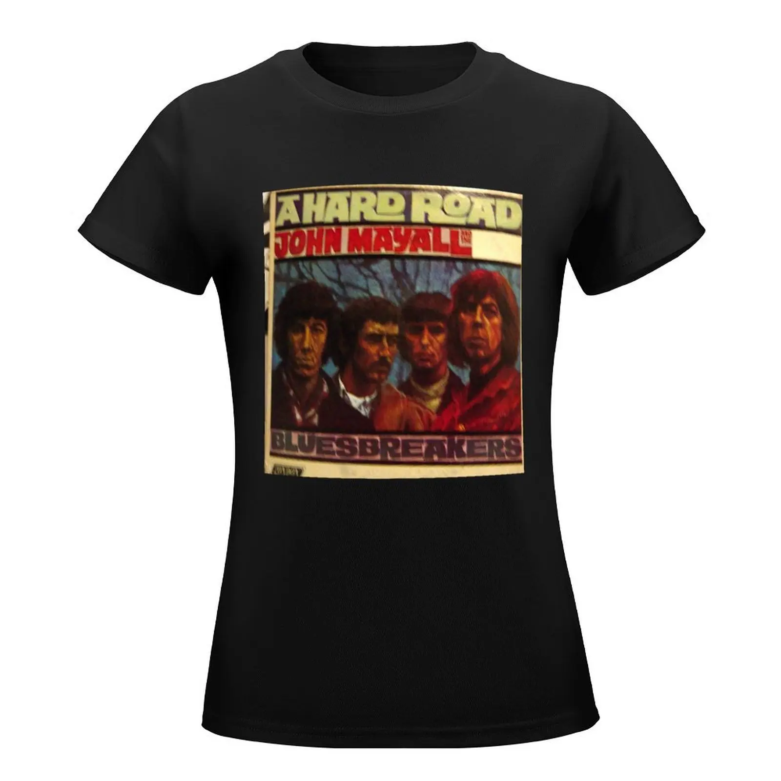 A Hard Road, John Mayall Bluesbreakers, Peter Green T-Shirt anime clothes Blouse Women's tops