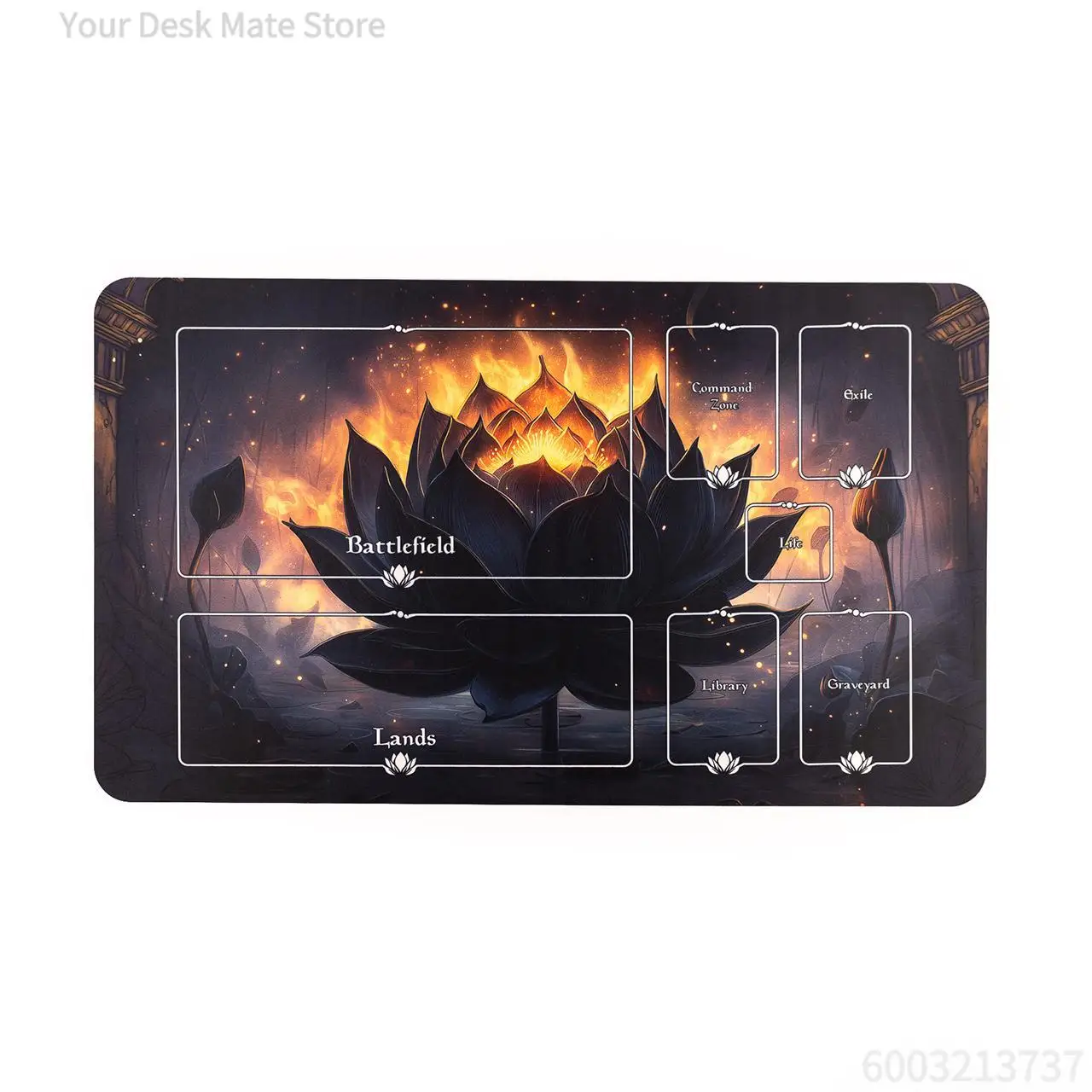 

Black Lotus MTG Playmat Non-slip Rubber Desk Mat