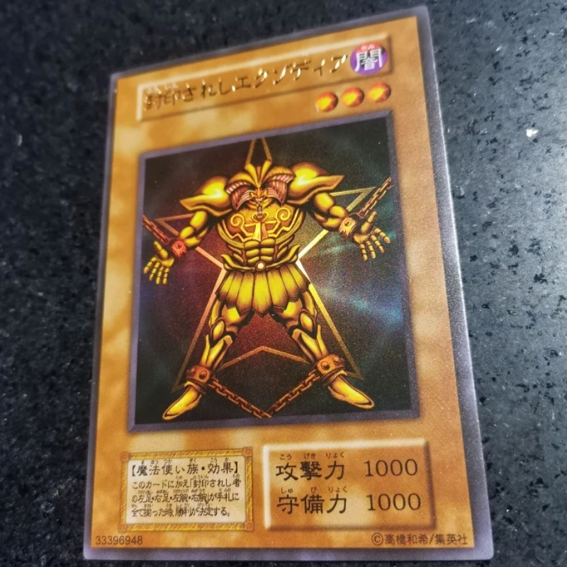 Yu Gi Oh Cards Exodia the Forbidden One Accesscode Talker Phoenix Enforcer Anime Game DIY Collection Color Brushed Flash Cards