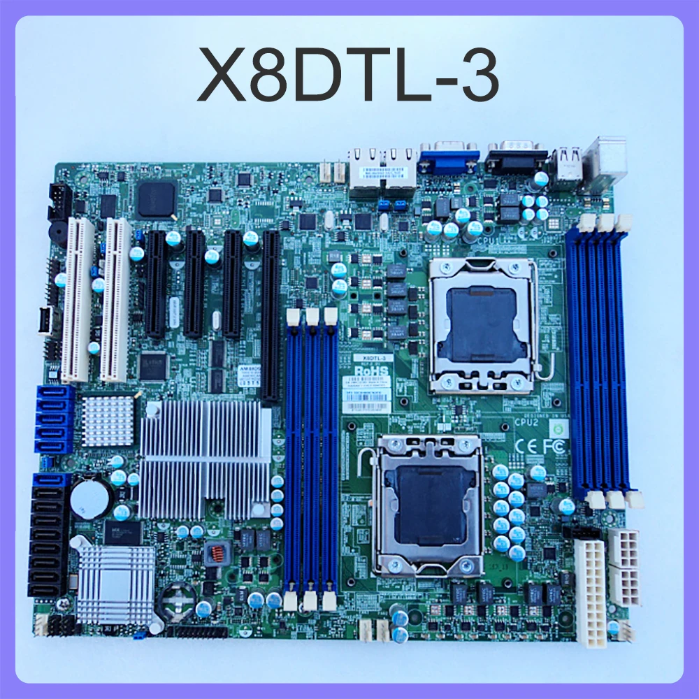 

DDR3 SATA2 PCI-E 2,0 Xeon процессор 5600/5500 серии для материнской платы Supermicro Server X8DTL-3