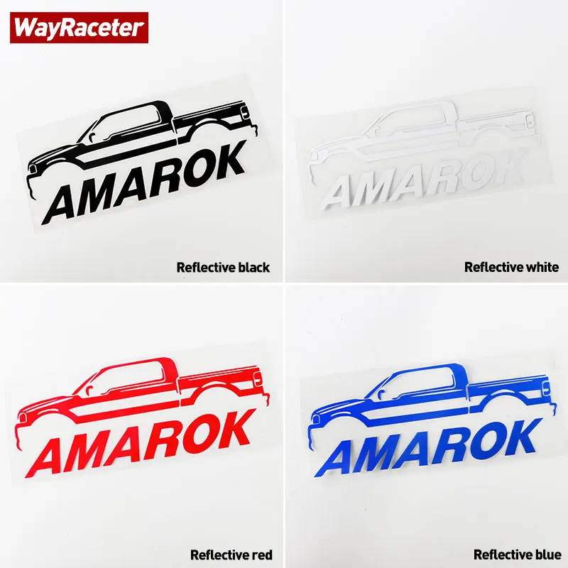 Car Window Sticker Door Side Trunk Tail Creative Funny Reflective Graphics Vinyl Decal For VW Volkswagen Amarok Accessories