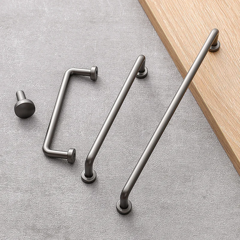 New Minimalist Light Luxury Zinc Alloy Handles, Furniture Pulls for Cabinet Wardrobe Drawer Shoe Cabinet