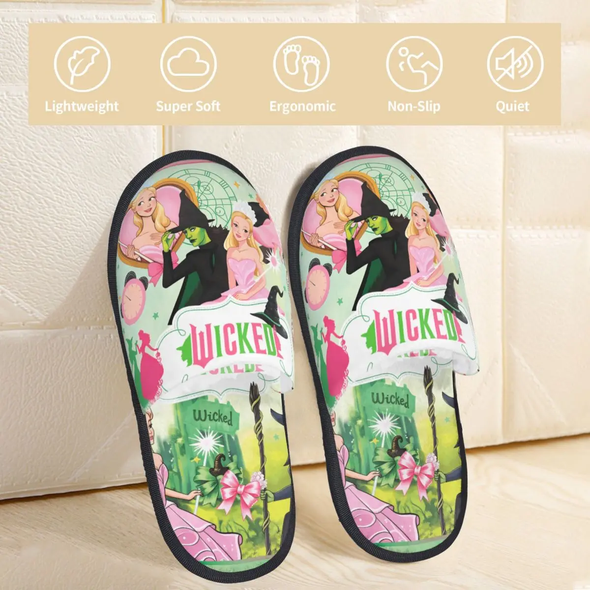 الشتاء شبشب منزل الشريرة لملحقات جيدة المنزلية نِعال من الفراء الشرائح غرفة الساحرة معالج الخيال دافئ عدم الانزلاق الشرائح