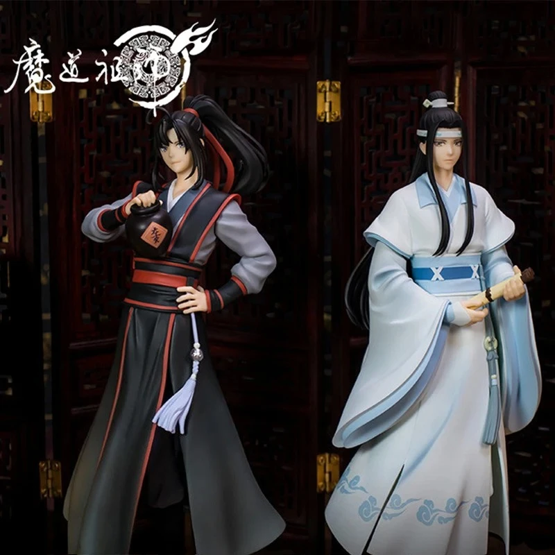 In Stock Mo Dao Zu Shi Wei Wuxian Lan Wangji Action Figures Model Dolls Figurines Pvc Anime StatueAnime Figure Model Toy