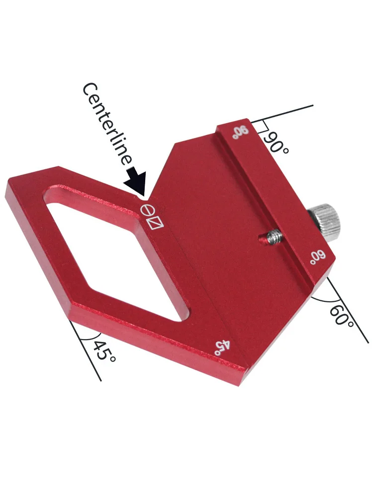 Angle Scriber Positioning Block Stop 45//60/90 Degrees Block Aluminum Alloy Steel Ruler Fixed Steel Ruler Limit