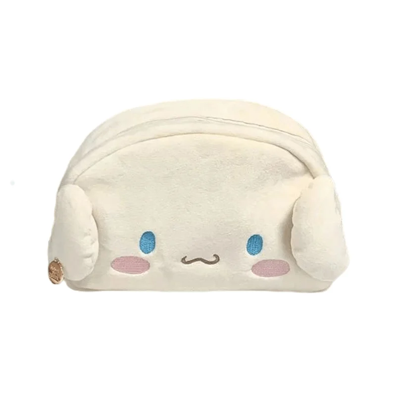 Cartoon Sanrio Cinnamoroll Plush Pencil Case Cartoon Cute High-capacity Charm Student Stationery Bag Girl&Child Holiday Gifts image 5