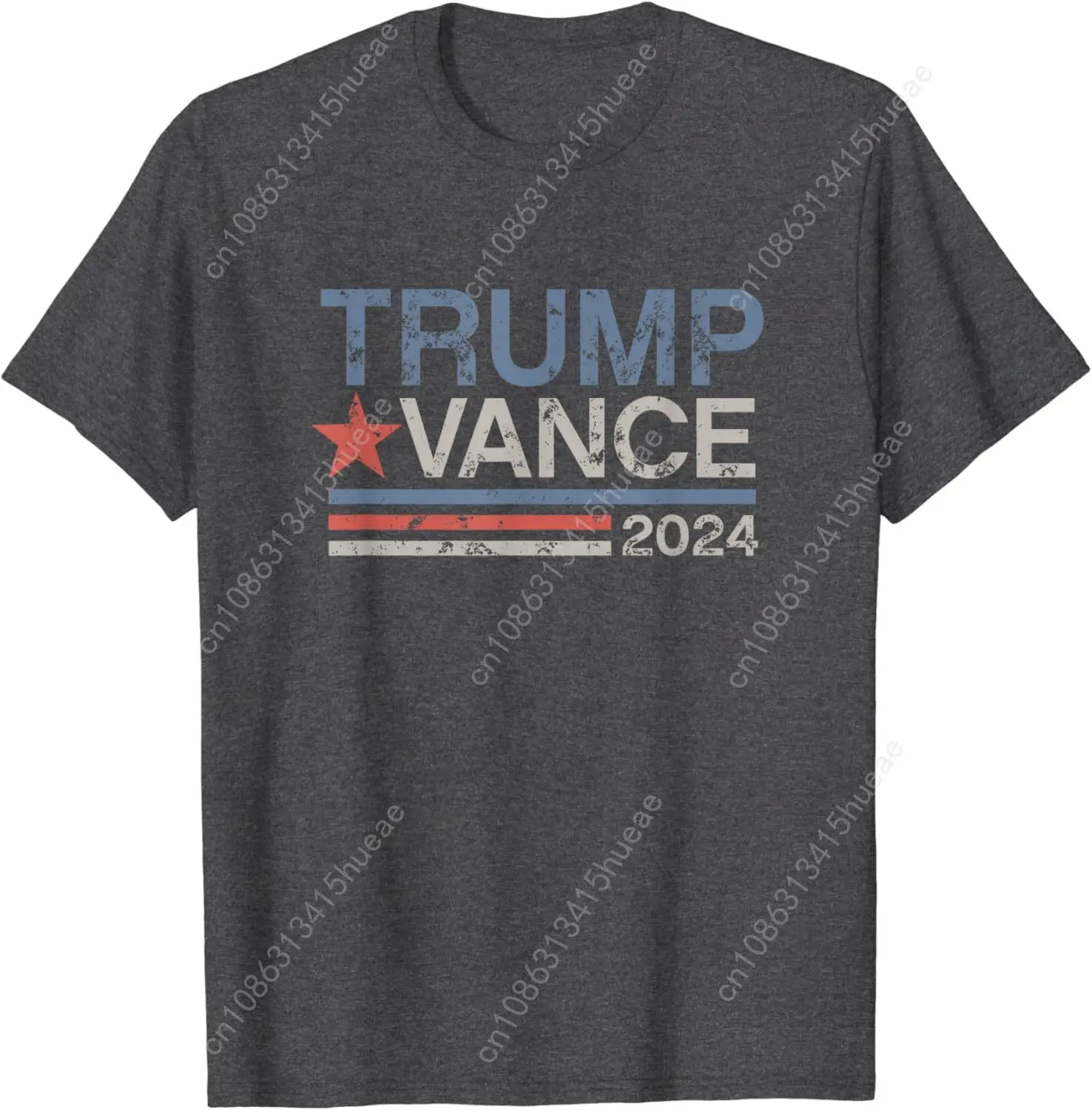 

Trump Vance 2024 Retro Stripe Trump JD Vance T-Shirt