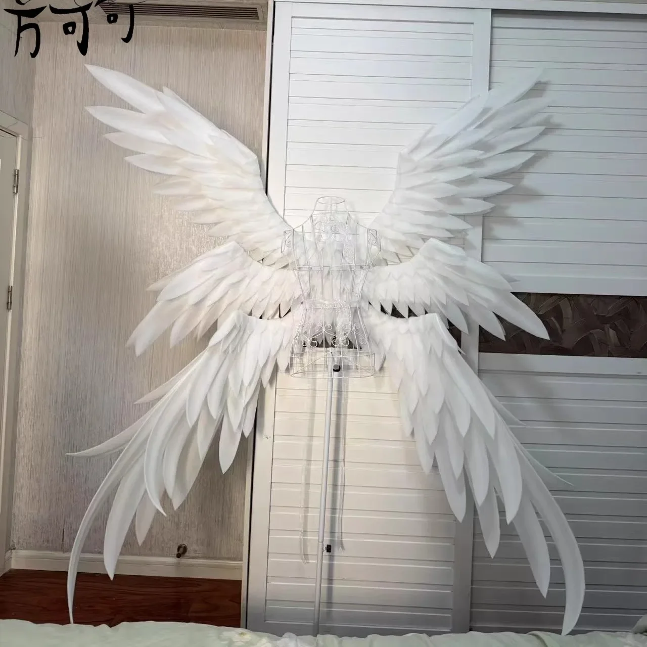 White Wings Lolita Angel Devil Wings Cosplay Props Six Winged  Model Catwalk Carnival Performance