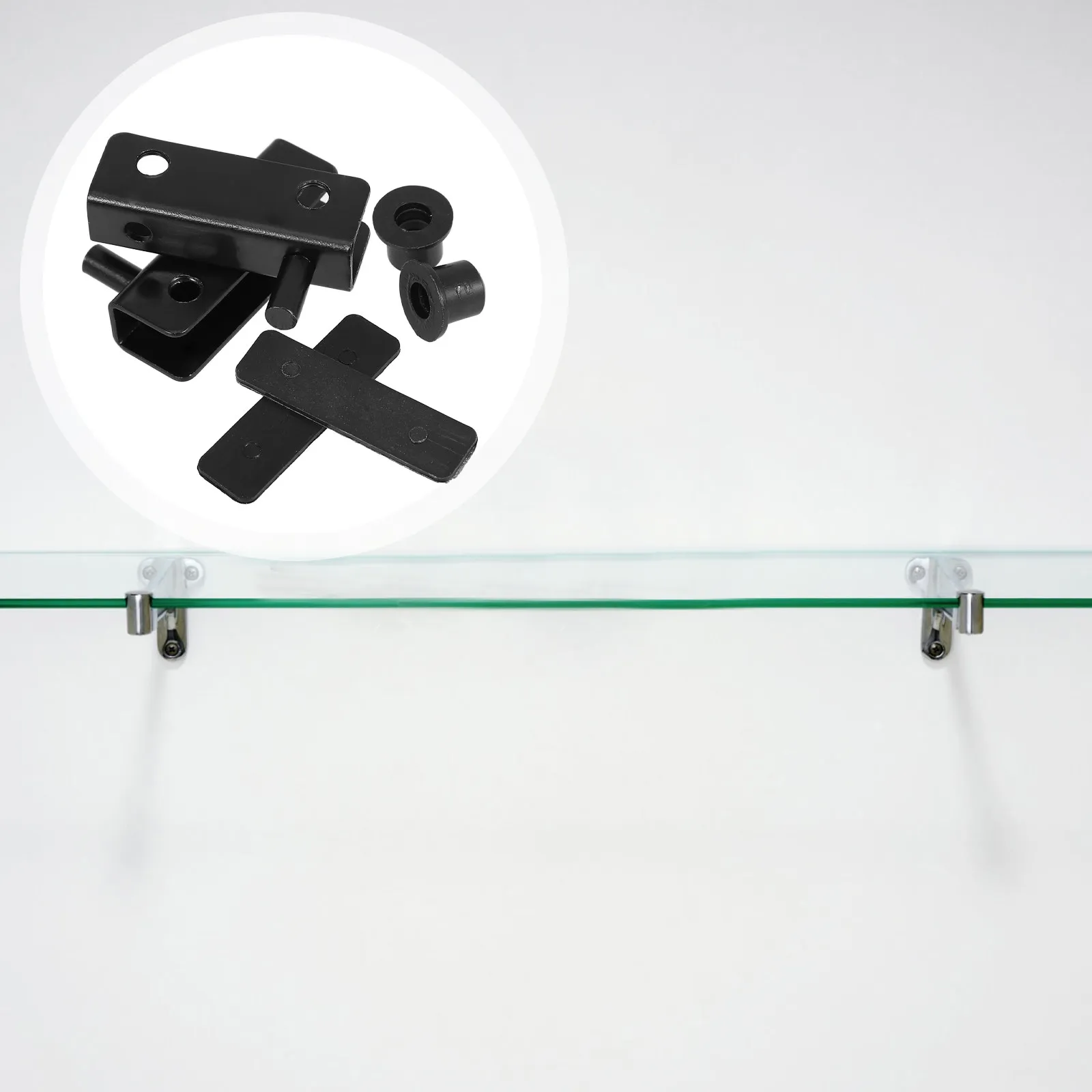 1Set Strong Glass Door Hinge for Shower Enclosures Heavy Duty Stainless Steel Hinge Easy Fit Bathroom Shower Door
