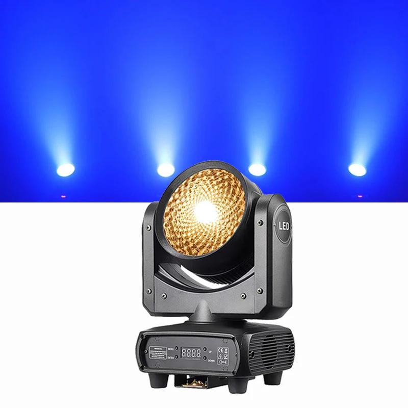 High Bright Spot Lights Mini 120W RGBW Led Moving Head Light Fresnel Lens Wash Effect DJ Party Disco Wedding Lamp