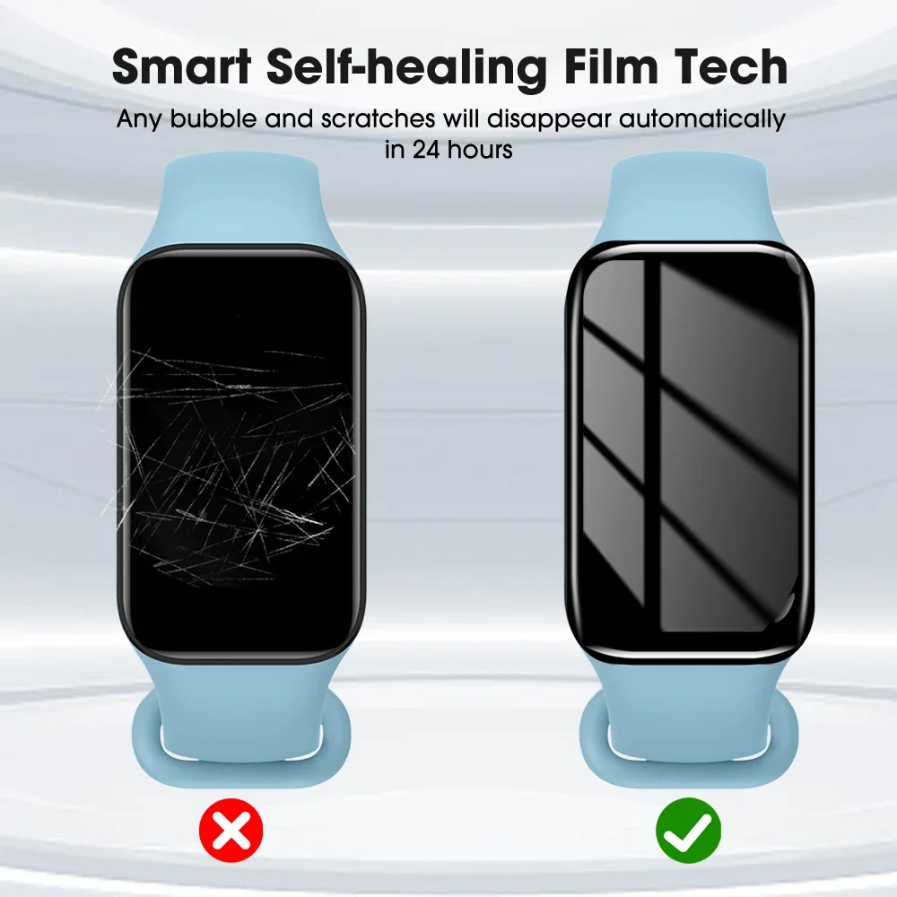 For Xiaomi Band 9 Active Smartband 3D Curved Screen Protector Ultra Clear Anti-scratch Protective Soft Films For Miband 9 Active