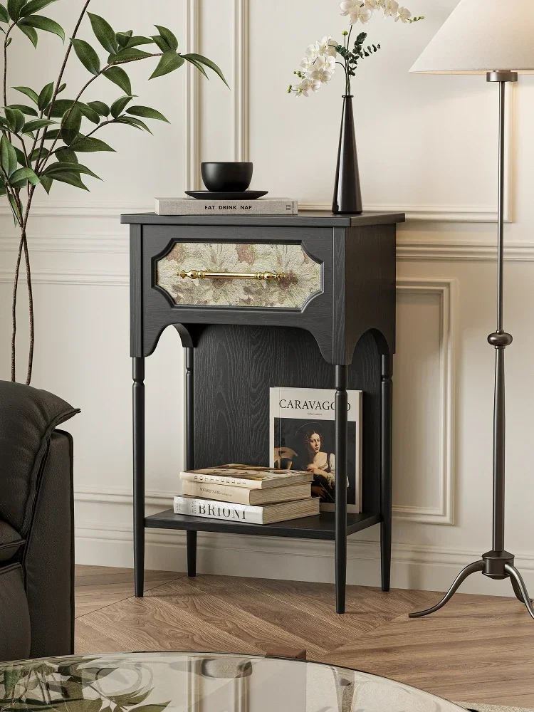 Printed bedside table Household bedroom Bedside table Wall side table 4