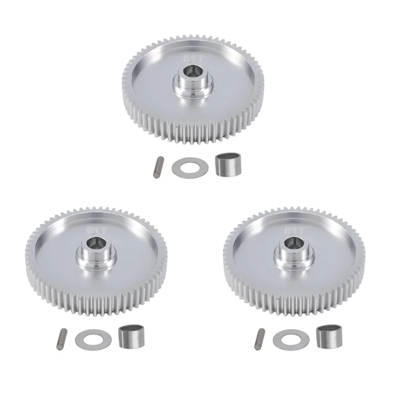 

MYMF-3X Metal 61T Spur Gear 51004 For TAMIYA TT01 TT01D TT01 TT01E 1/10 RC Car Upgrade Parts Accessories
