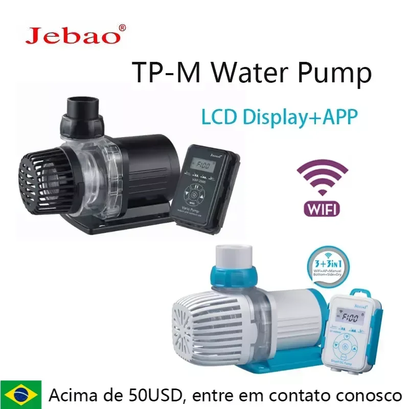 

Jebao Jecod 2000, погружной насос для аквариума EP, ЖК-дисплей, Wi-Fi, инвертор для аквариума, бесшумный верхний циркуляционный насос для воды, пруд для рыбы