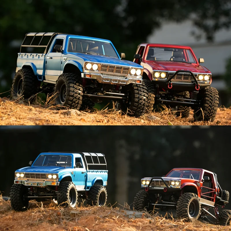 

CROSSRC RC Rock Crawler SG4 SP4 Half Truck 1/10 4WD Electric Off Road Competitive Racing Vehicle For RC Car Hobby Enthusiasts