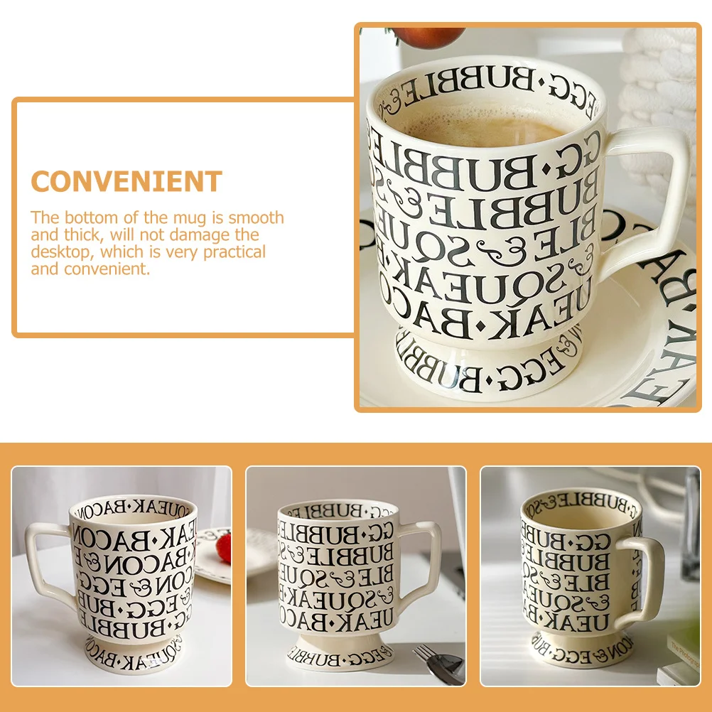

Retro Coffee Mug Ceramic Tea Cup Mugs Teacup Water Novelty Porcelain Cappuccino Cups