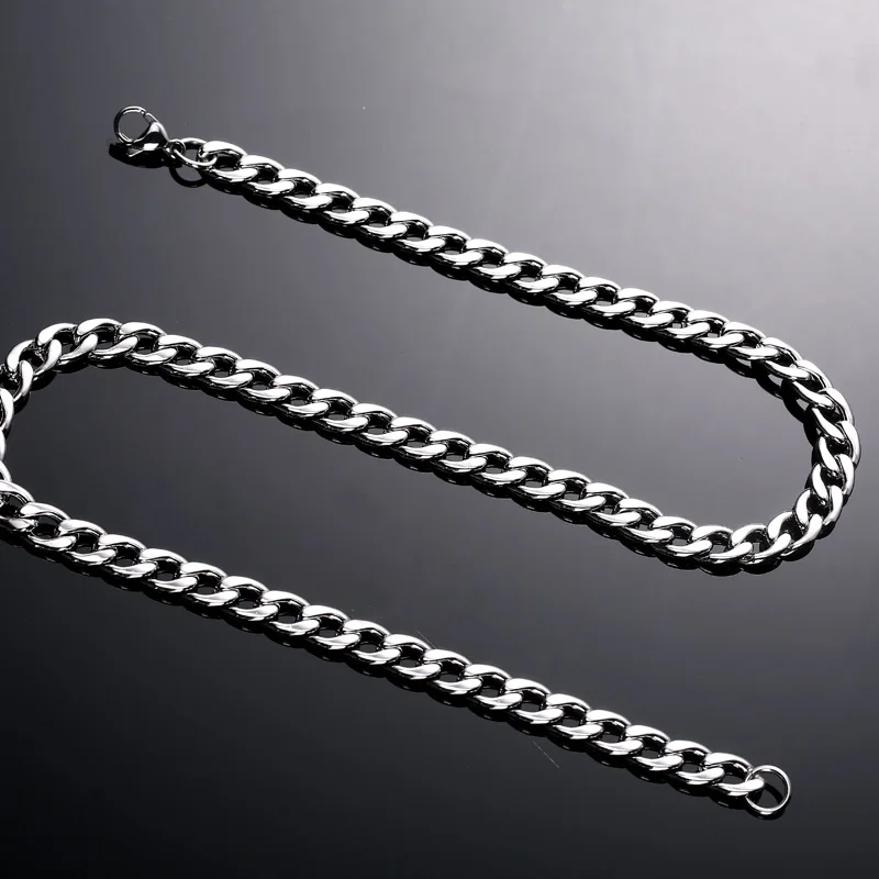 Stainless Man's High Quality Fashion Wave For Man Titanium Steel Necklace Chain BN1029