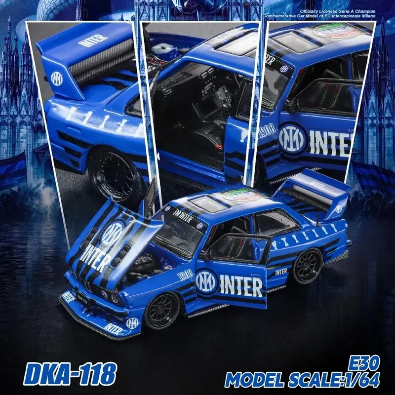 Demon King Auto 1:64 Bmw E30 Nissan Gt‑R R35 Bmw M4 Gt3 Porsche 911 Gt3 Rs  Milan Champion Commemorative Livery Alloy  Gift