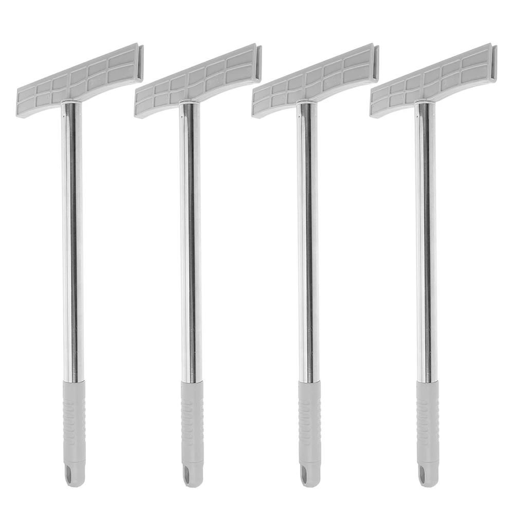 4Pcs Sign Handheld Stainless Steel Signboard Holder Display Stands Rods for Parade Protest Ceremonies Sports