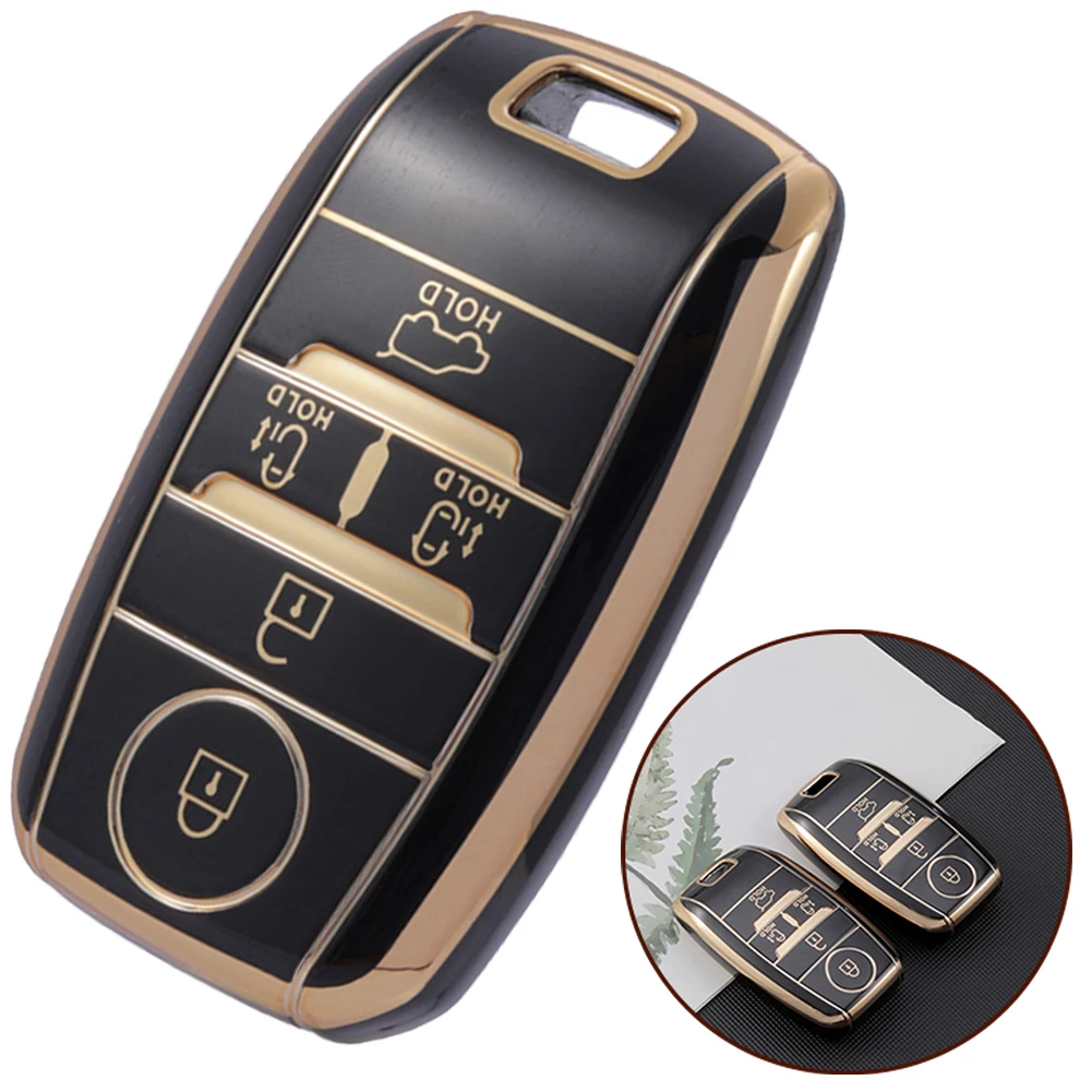 Car Remote Key Case Cover 6 Buttons for tpu Car Remote Key Case Cover For Kia New Accessories Phnom Penh Car Key Pack