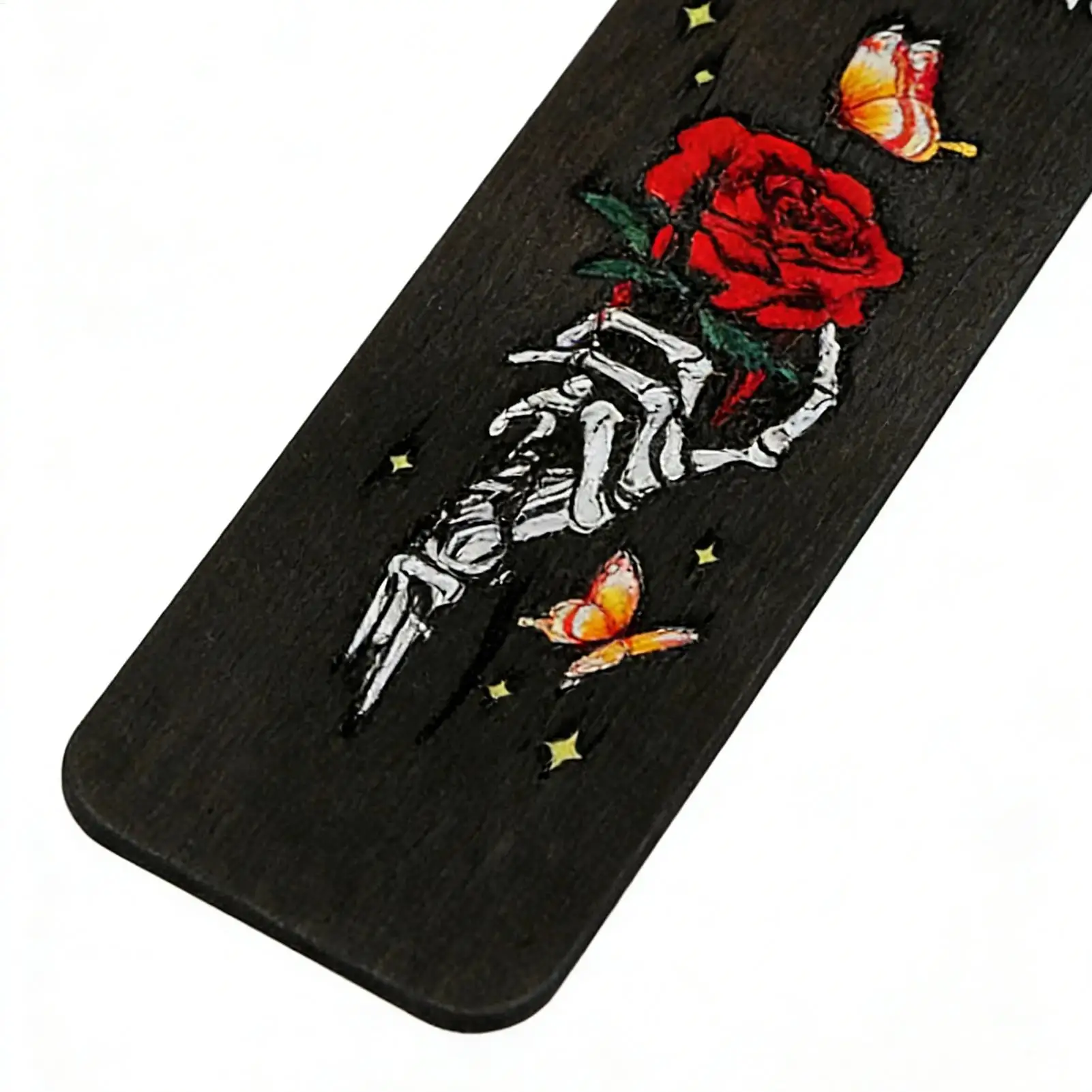 Dark Romance Skull Rose Chain Bookmark Gothic Aesthetic Page Marker Holder You Had Me At Trigger Warning Bookmark For Book Lover