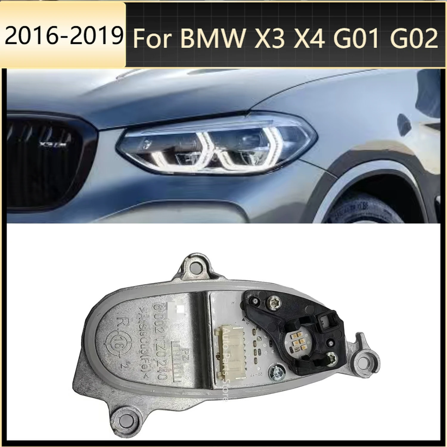 OE 63117466109 63117466110 Für BMW X3 X4 2016-2019 G01 G02 Angel Eye DRL Licht LED Scheinwerfer DRL Tagfahrlicht Modul