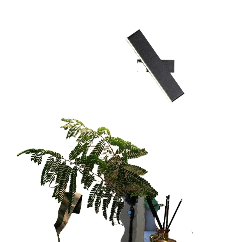 

Прикроватный минималистичный настенный светильник из алюминия с поворотным механизмом, простой современный креативный светильник