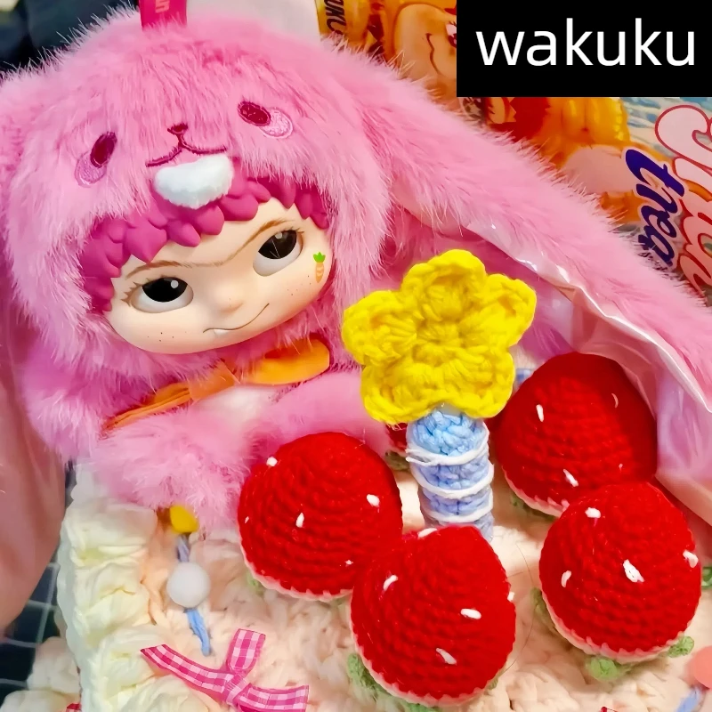 

[Spot] Genuine Wakuku Fox Fox Rabbit Trick And Treat Diary Tide Play Blind Box Enameled Plush Cute Doll Bag Hanging Girl Gift