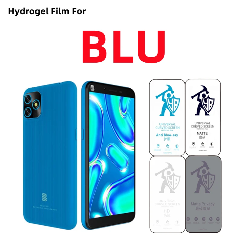 2pcs HD Hydrogel Film For BLU Bold N2 Matte Screen Protector For BLU C5L G91 Max G9pro G50 G90 S91 Pro Eye Care Anti Spy Film