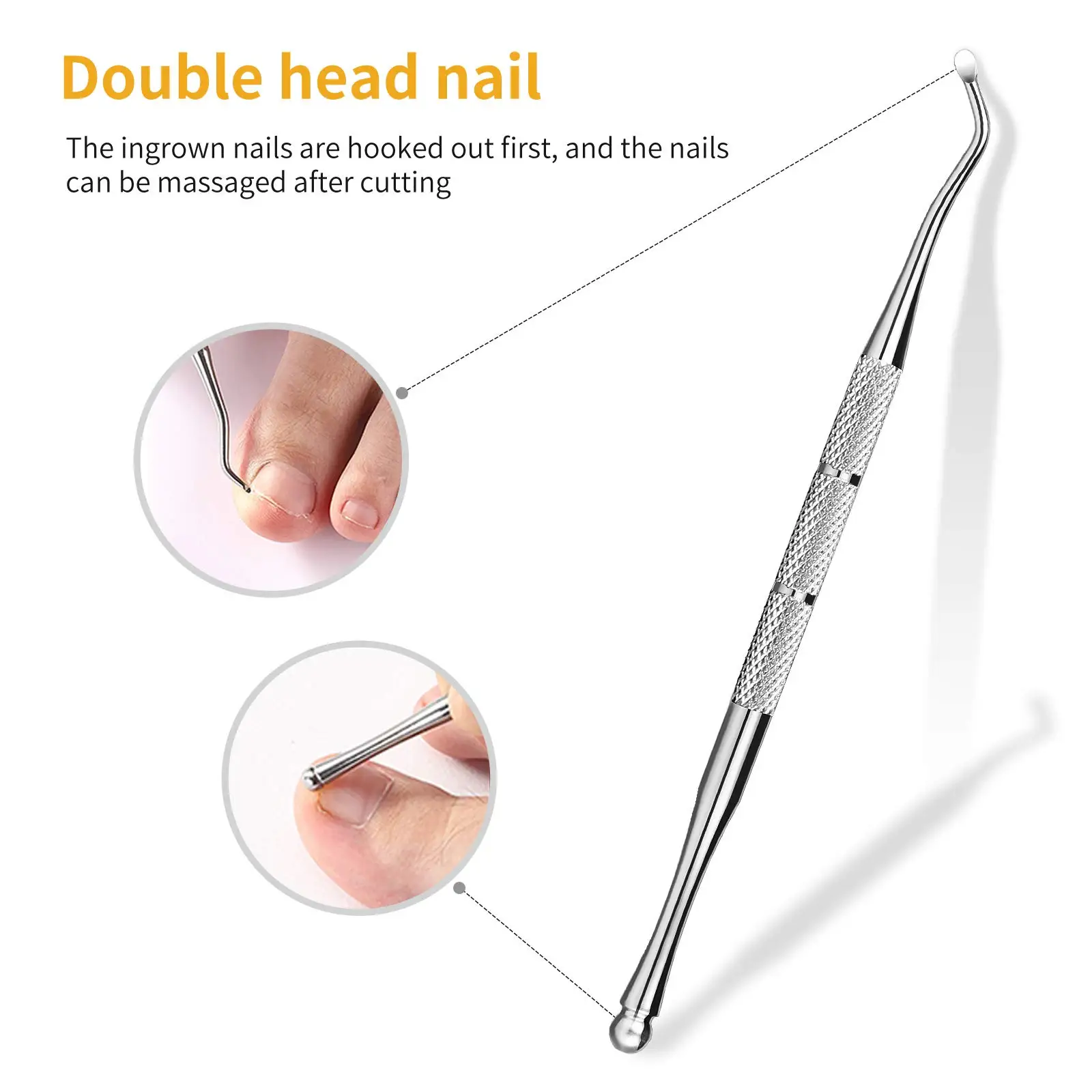 2Pcs Toenail Clippers, Medical Grade Toe Nail Trimmer, Nail Clippers for Thick Nails or Ingrown Toenail Tool, Stainless Steel image 4
