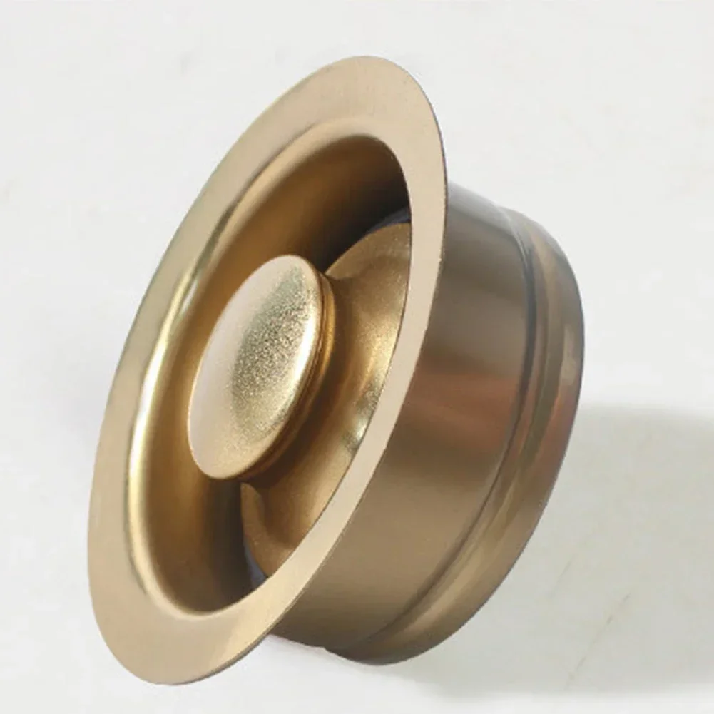 Stainless Steel Sink Garbage Disposal Flange And Cover Fits Standard 3.5In Sinks 114mm Kitchen Garbage Disposal Lid Plumbing