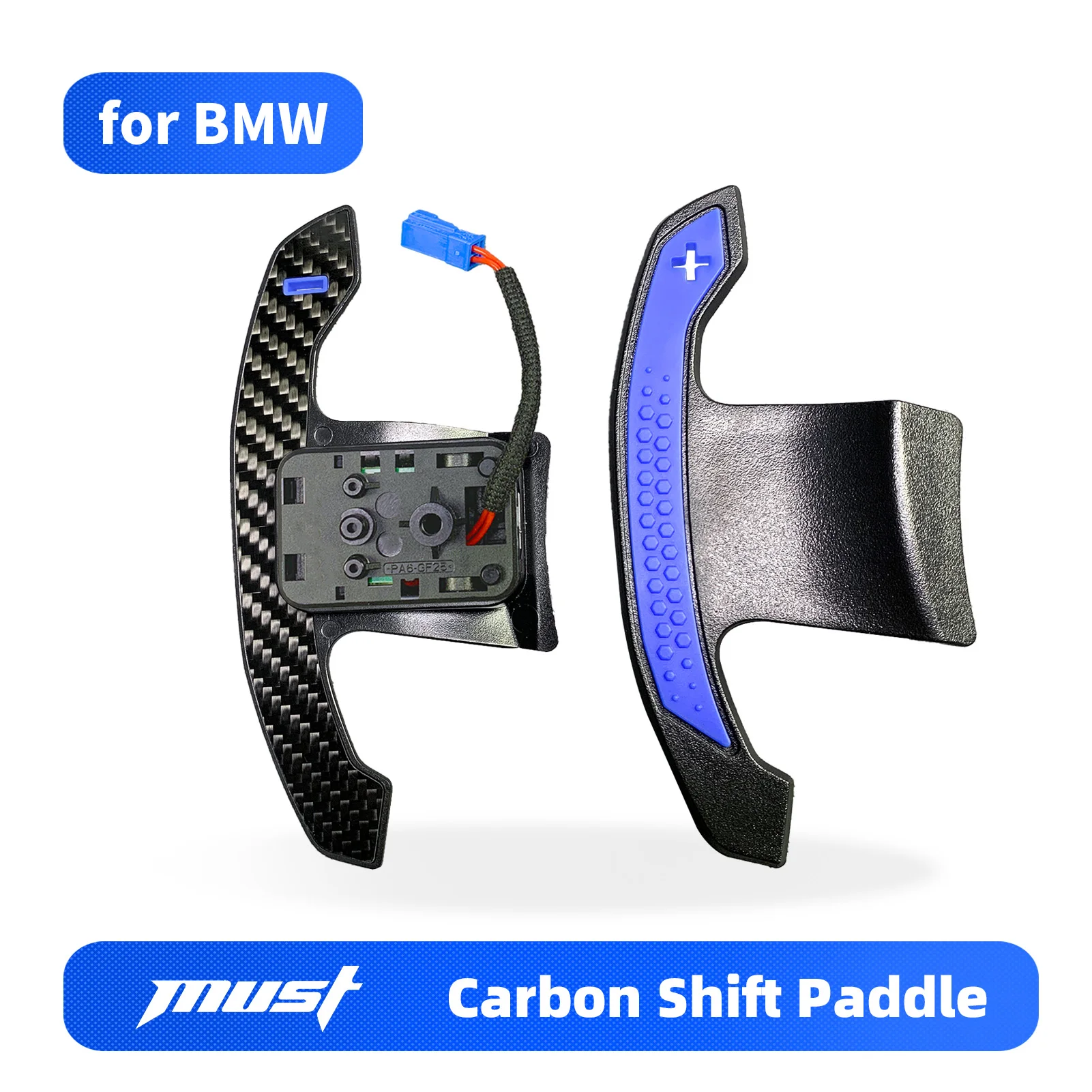 Carbon Fiber Shift Paddle Replacement for BMW sport Style Compatible G Series F Series G20 G22 G30 G80 G01 G05