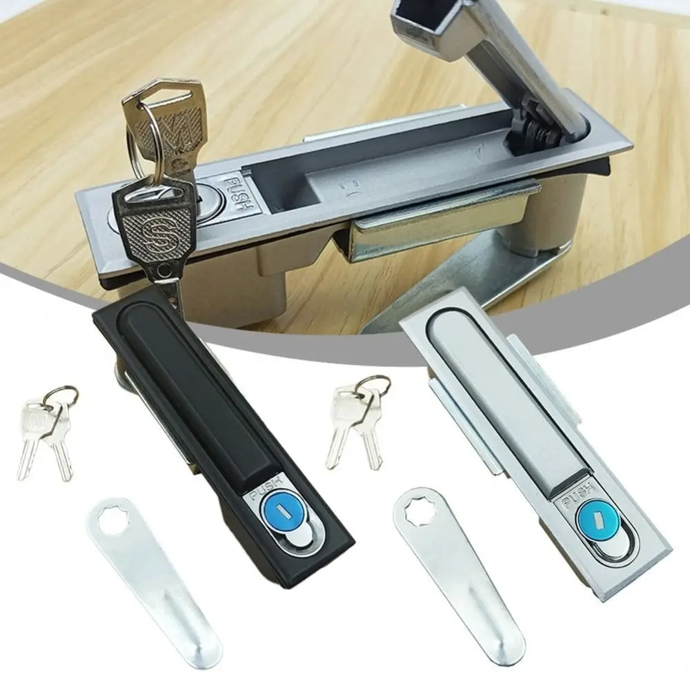 1Set Switch Mailbox Cabinet Door Lock Kit Power Distribution Box Electric Cabinet Furniture Hardware Plane Lock Aluminum Alloy