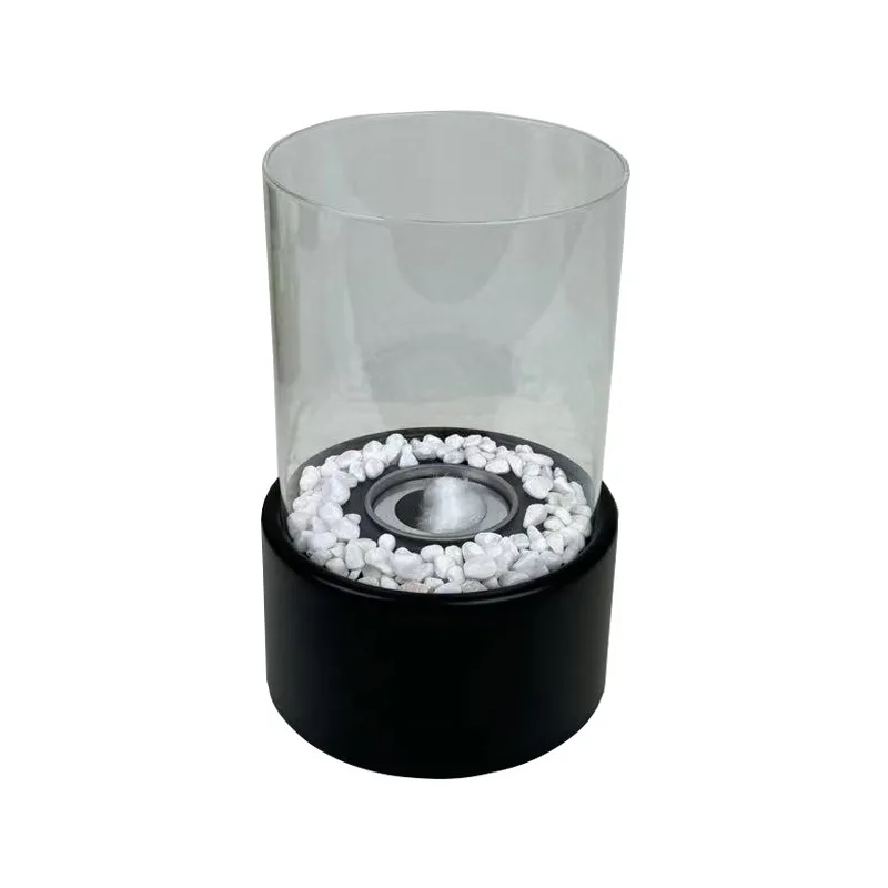 Fireplace Atmosphere Small Desktop Outdoor Small Fireplace View Fire Light