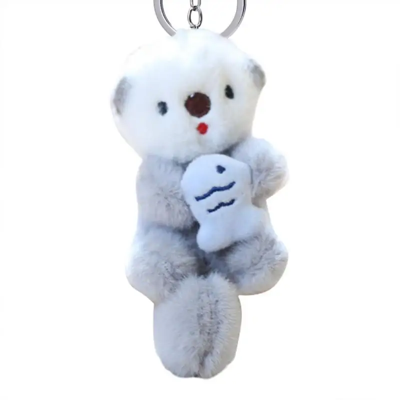 Portachiavi bambola di peluche morbido peluche portachiavi portachiavi borsa ciondolo accessori portachiavi bambola animale carino per