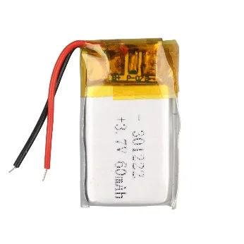 buy more will cheap 3.7V301222 capacity lithium battery 60mAh intelligent remote control with sufficient charging capacity