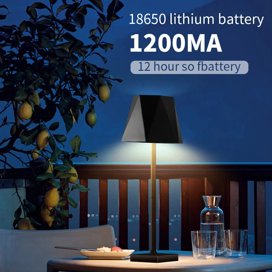 1pc Table Lamp With Touch Sensor For Bedroom Office Nightstand Bookshelf Living Room Home Office Decor Night Light Home Decor