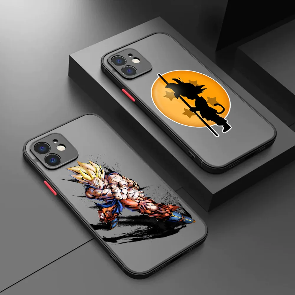 

JJ-16 Goku Frosted Phone Case For iPhone 7 8 SE X XR XS Max