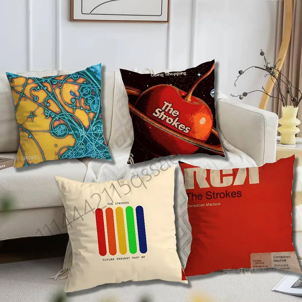 The S-Strokes The New Abnormal Pillow cases Sofa cushion cover home bedroom room decoration