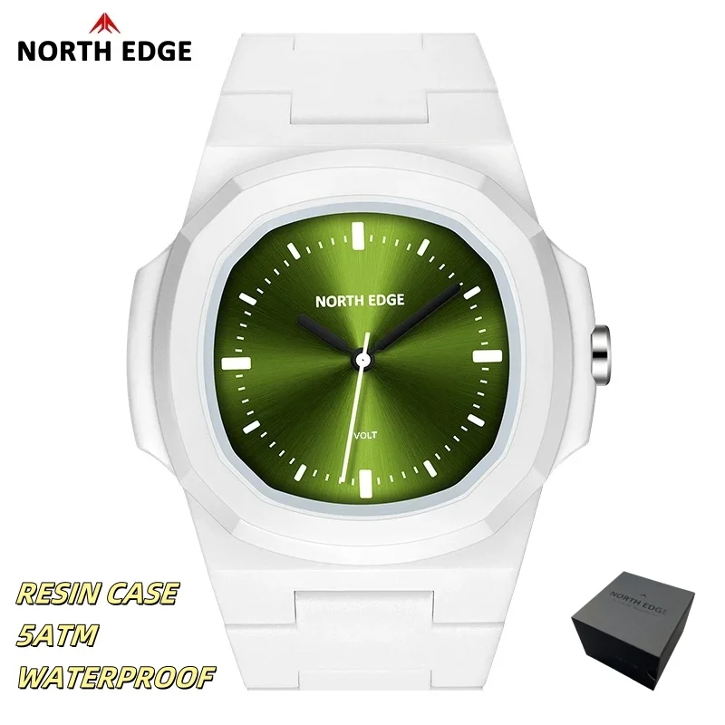 Green White