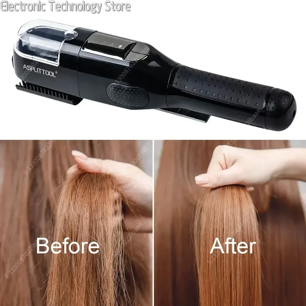 Professional Split Ends Hair Trimmer Dry Damaged Remover Automatic Trim Split for Women Cordless Hair Cutting Machine