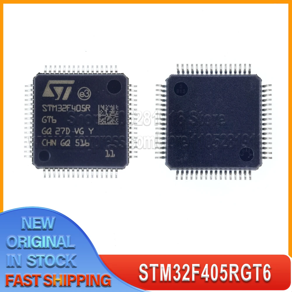 1~20개/몫 STM32F405RGT6 STM32F405R GT6 QFP64 100% 새 원본 현물 재고