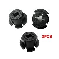 3PCS Universal Car ACC Radar Sensor Distronik Control Unit Bracket Clips 0203009002 PA66-GF30 PA66GF30 39R13537 0203303130