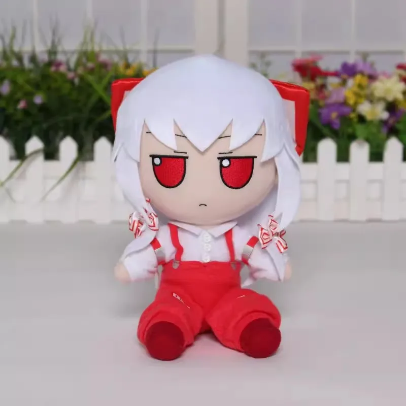 Fumo Fujiwara no Mokou милые плюшевые реквизиты для косплея для девочек украшение Мягкая Подушка 20 см подарок для детей фанаты на день рождения Рождество